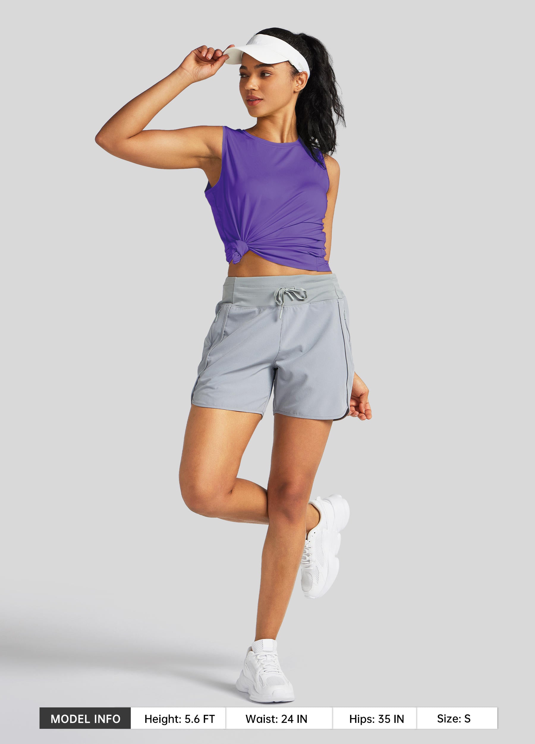 Womens Workout Tank Top purple