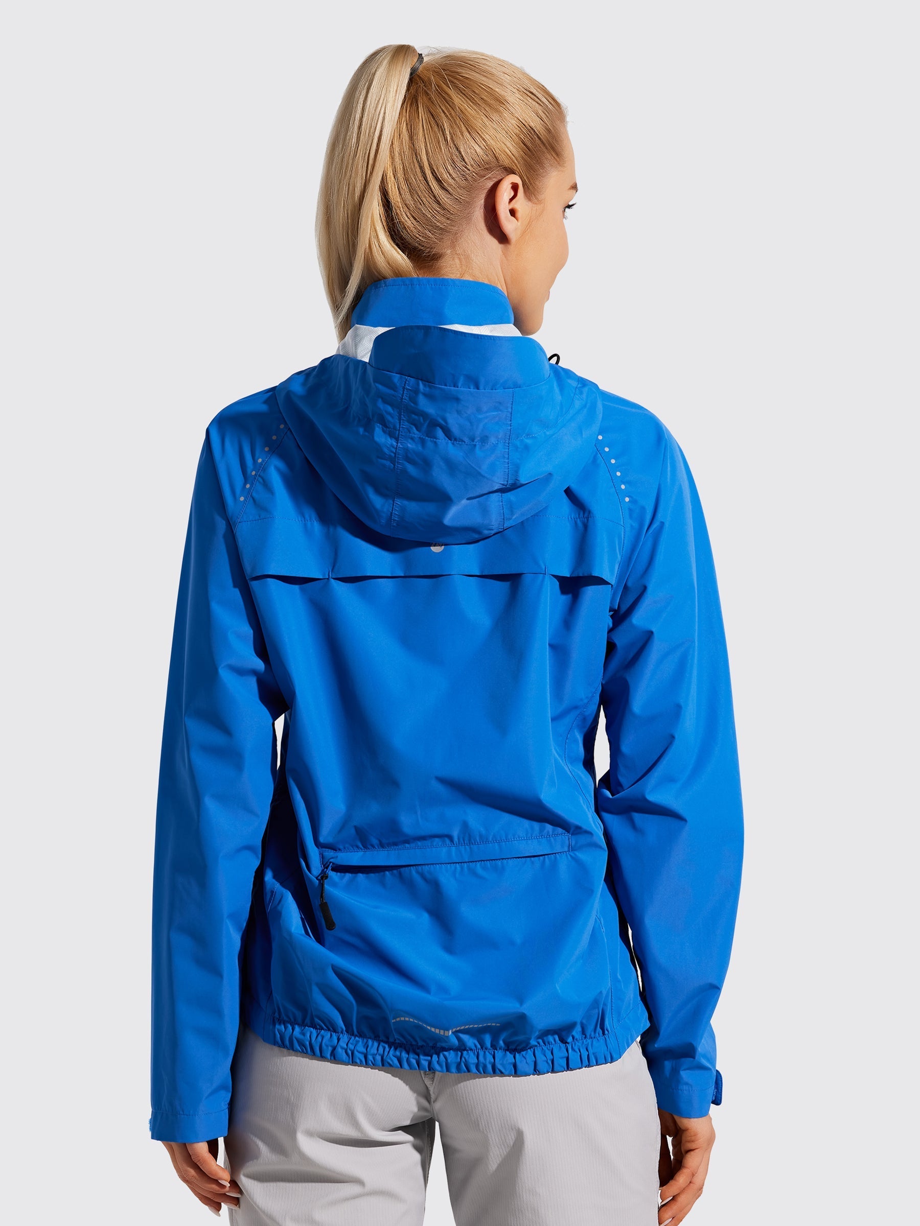 Willit Women's Waterproof Cycling Jackets_Blue_model1