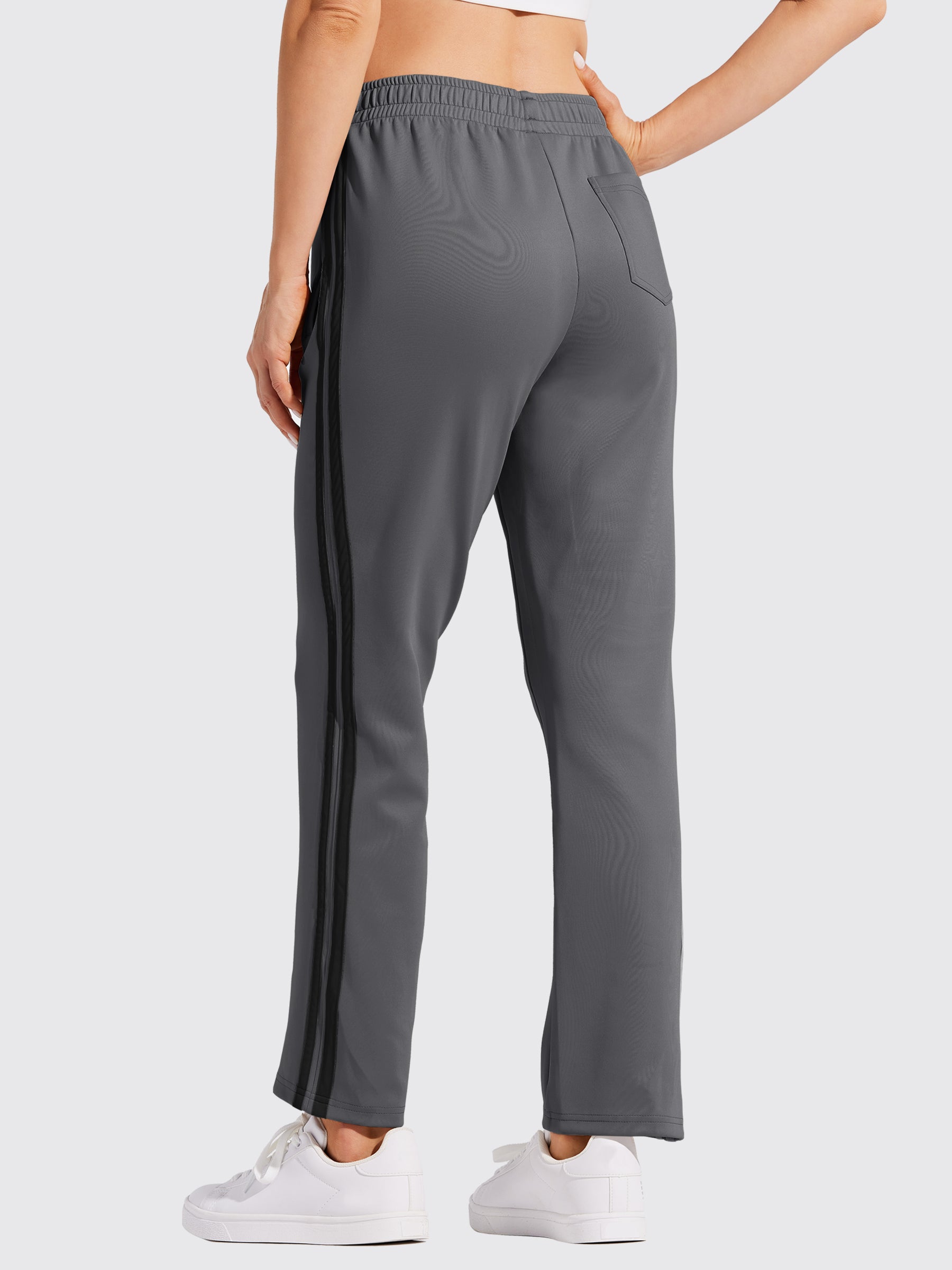 Willit Women's Warm Up Track Pants_DeepGray2