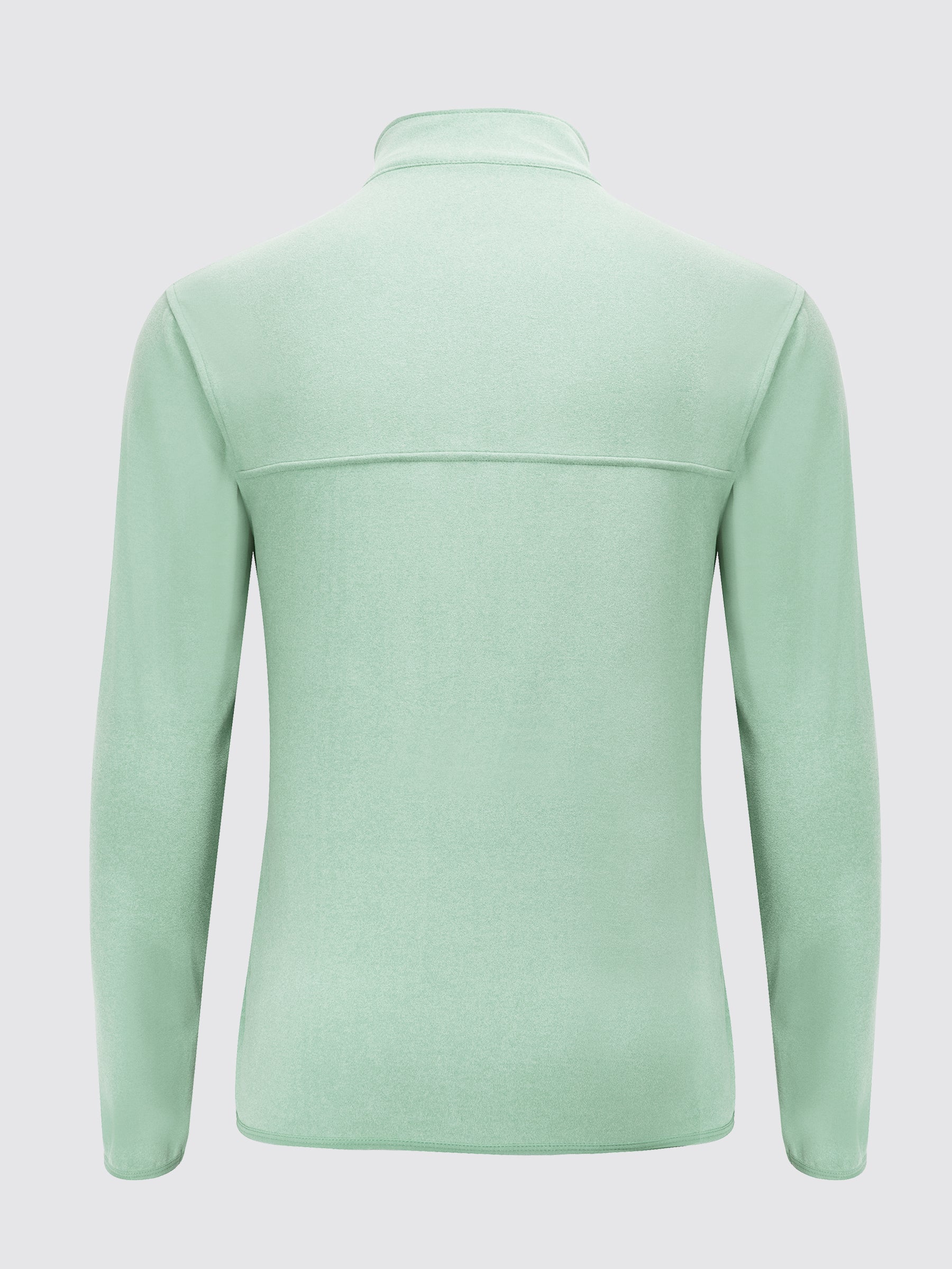 Willit Men's Fleece Pullover Lightweight Sportswear_Laydown_LightGreen2