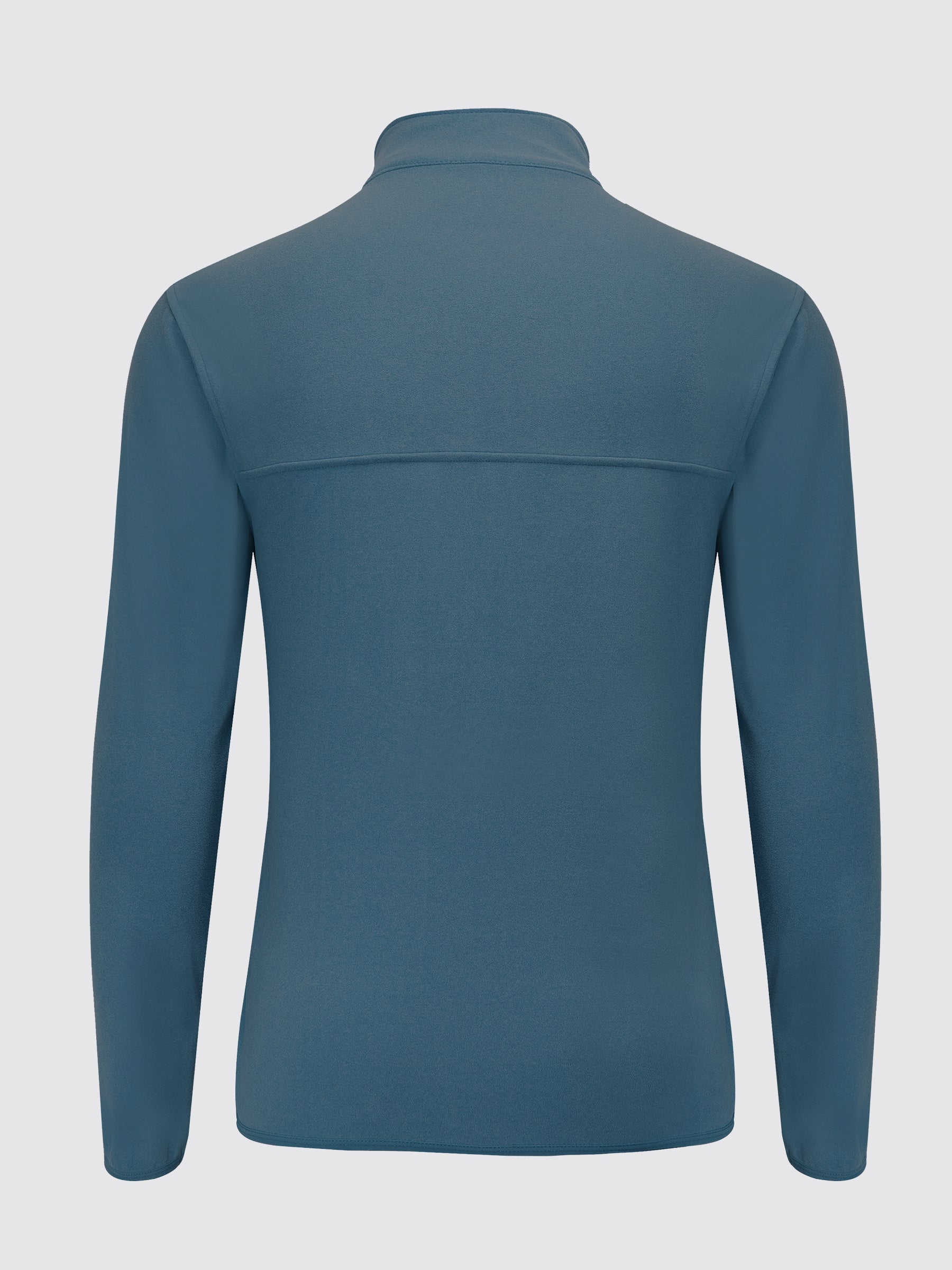 Willit Men's Fleece Pullover Lightweight Sportswear_Laydown_StoneBlue2