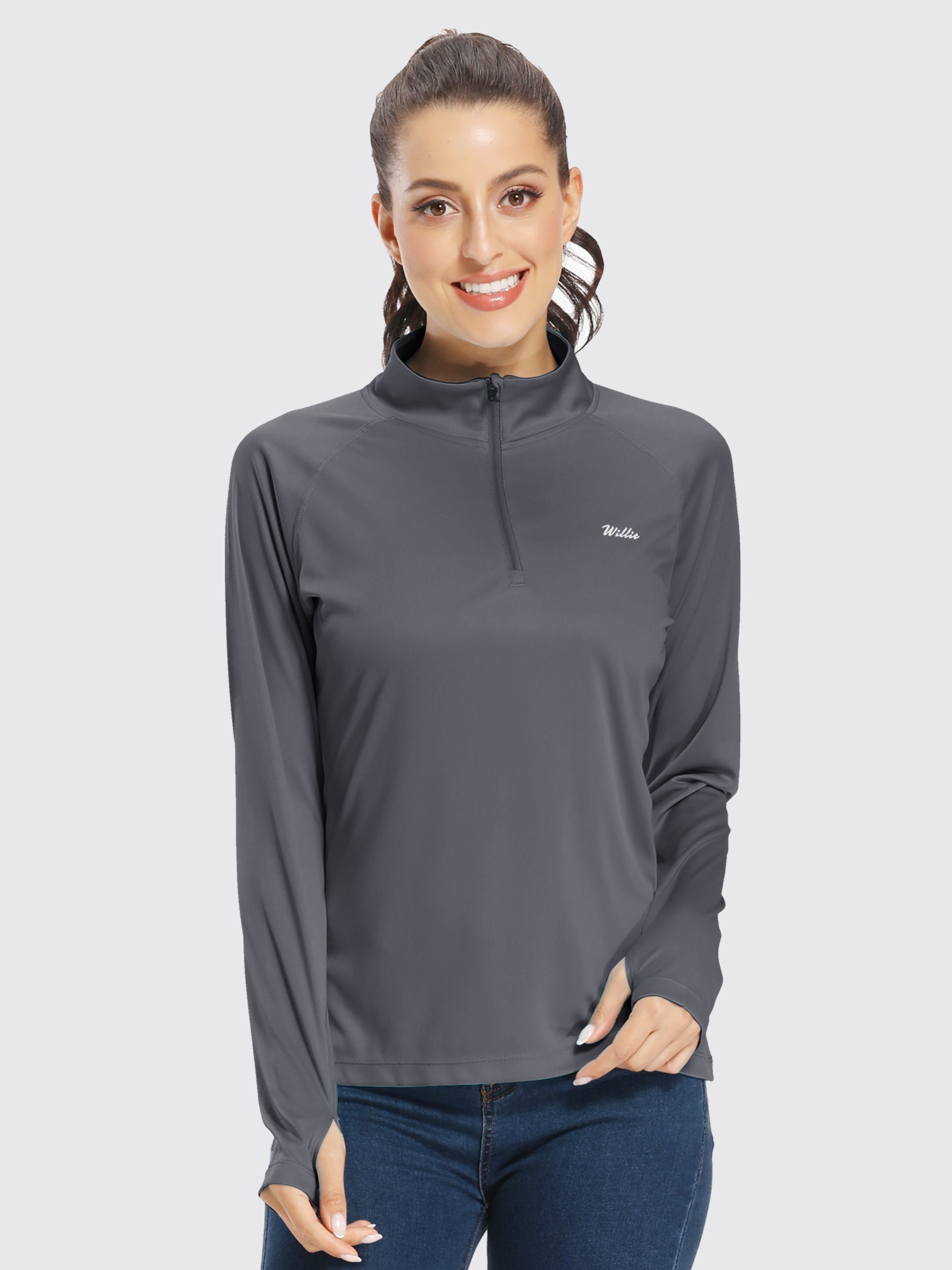 Women's UPF 50+ Sun Protection Shirt Half-Zip