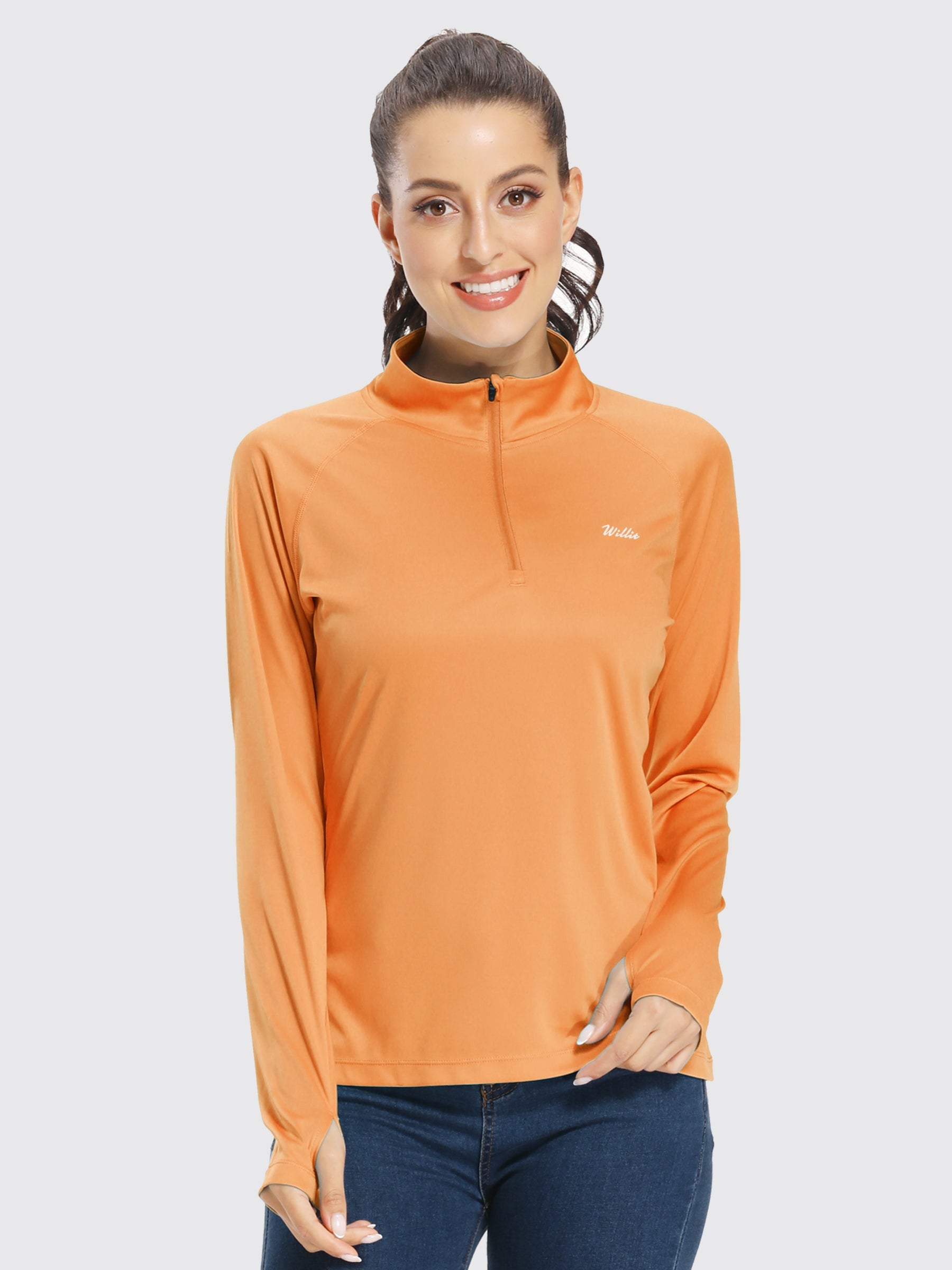 Women's UPF 50+ Sun Protection Shirt Half-Zip