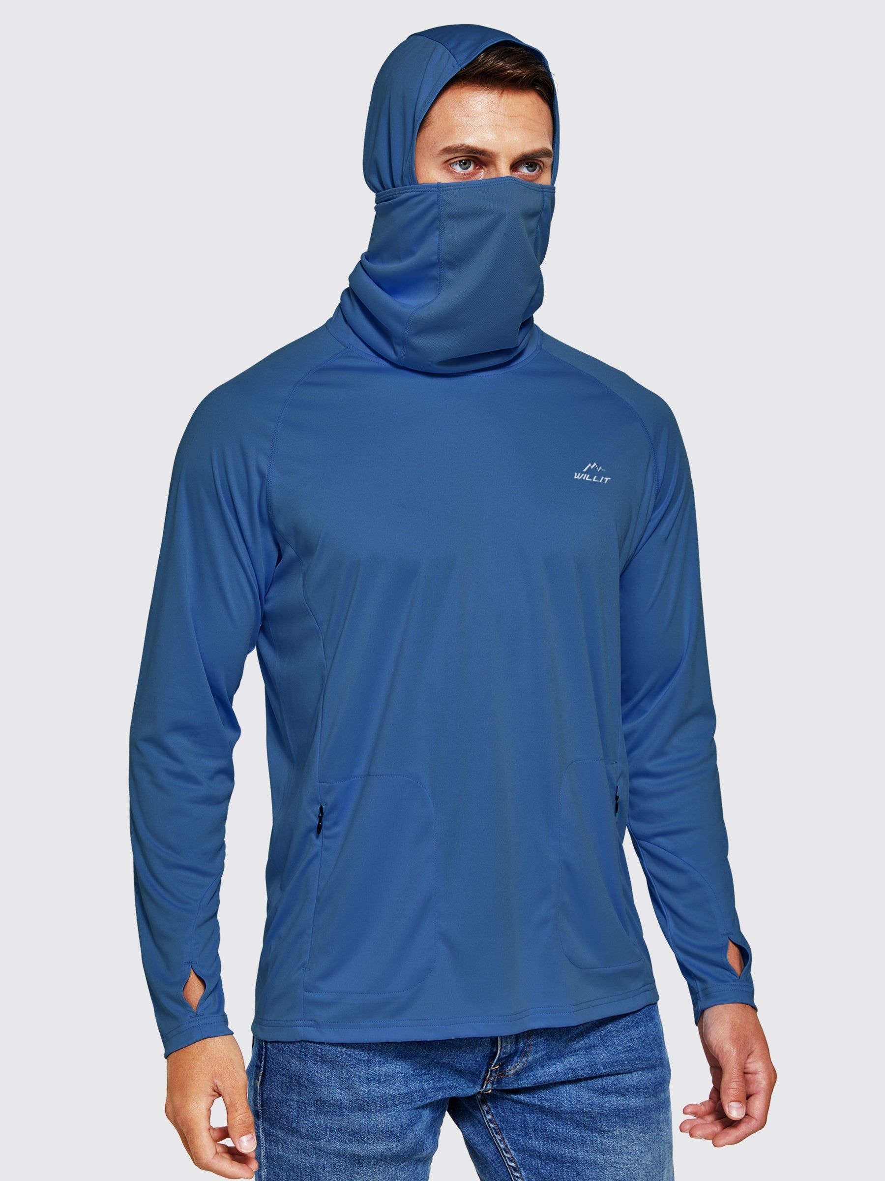 Willit Men's Sun Protection Hoodie UPF 50+_OceanBlue3