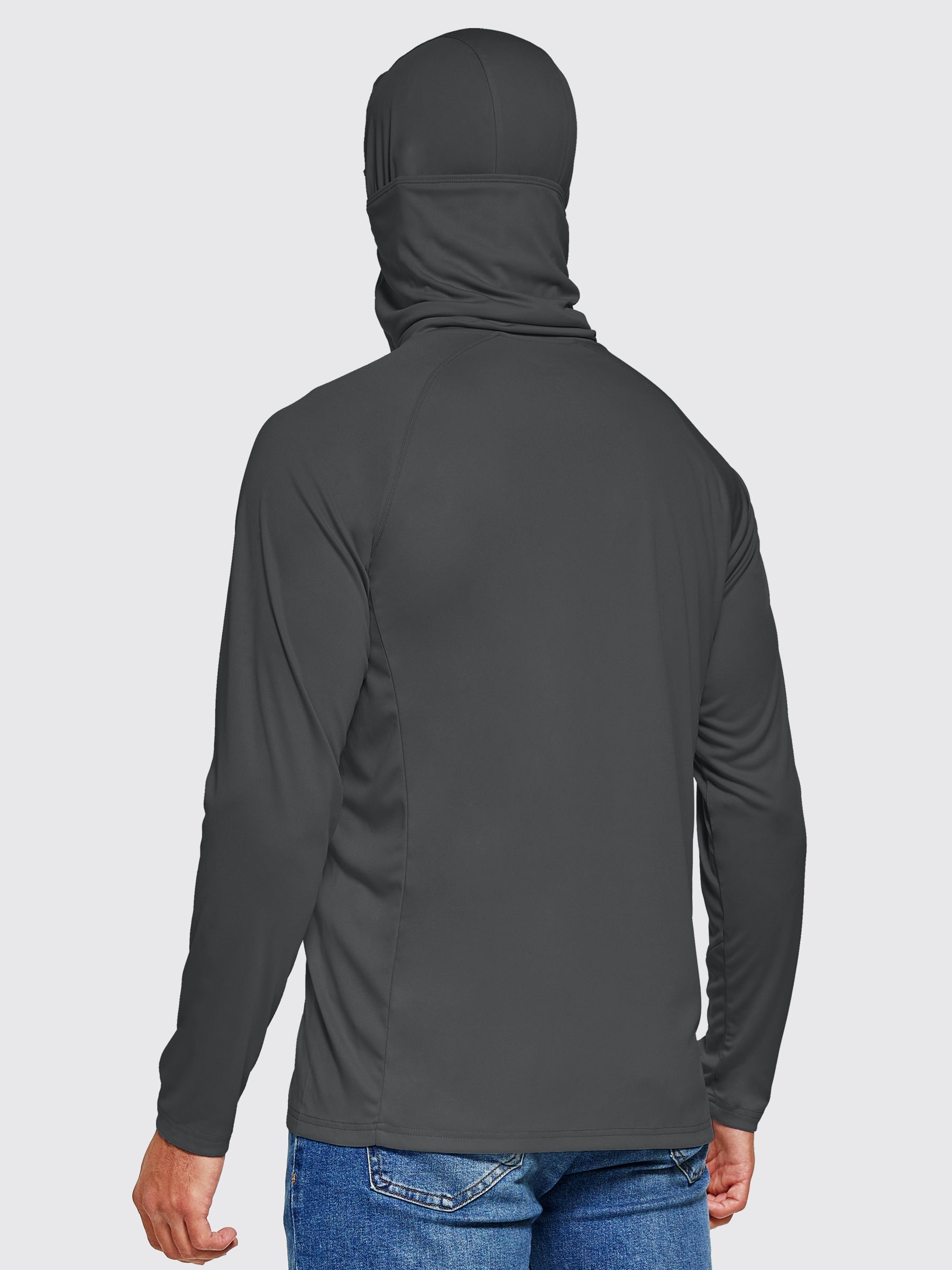 Willit Men's Sun Protection Hoodie UPF 50+_DeepGray4