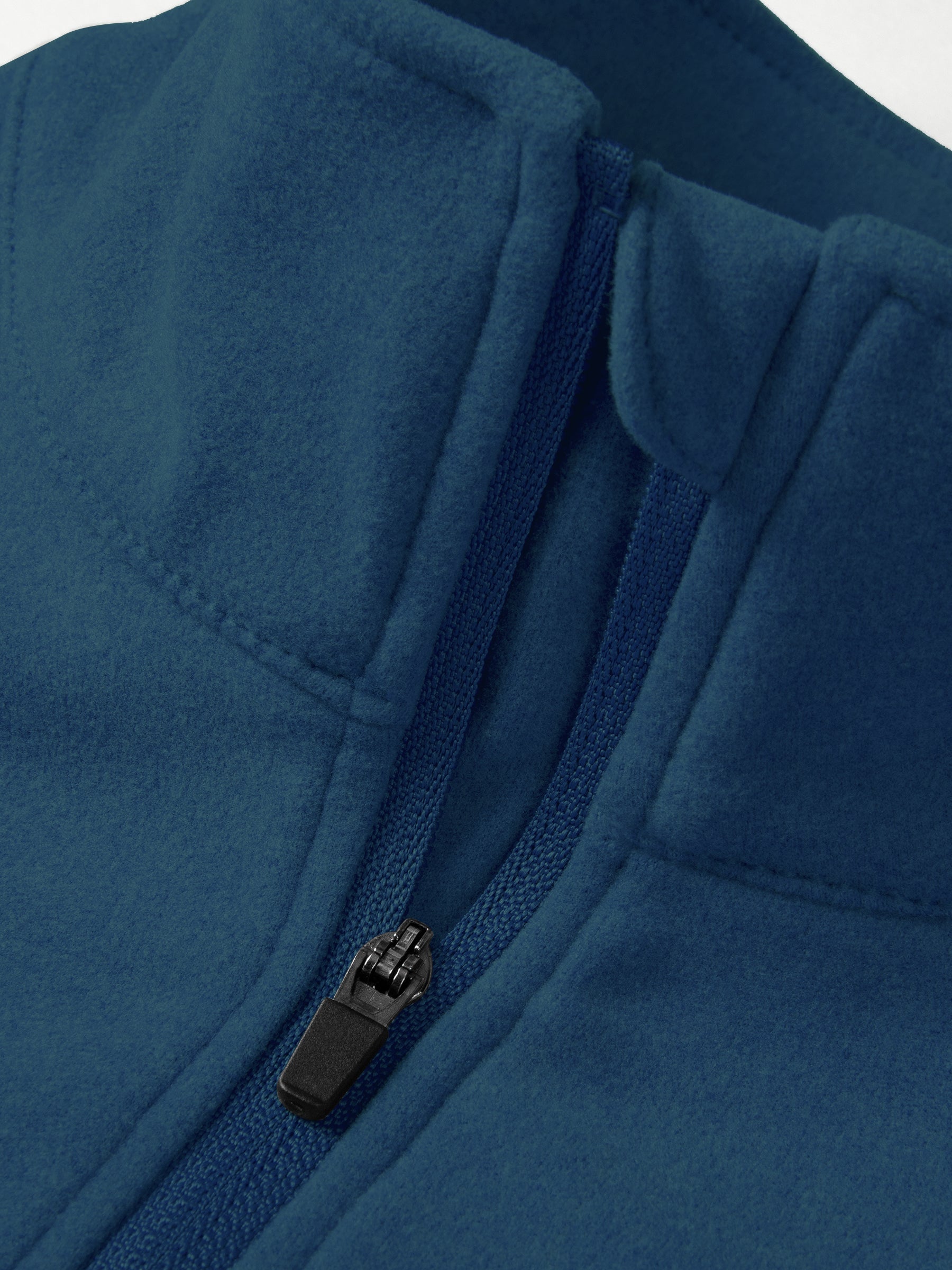 Willit Men's Fleece Pullover Lightweight Sportswear_Laydown_OceanBlue3