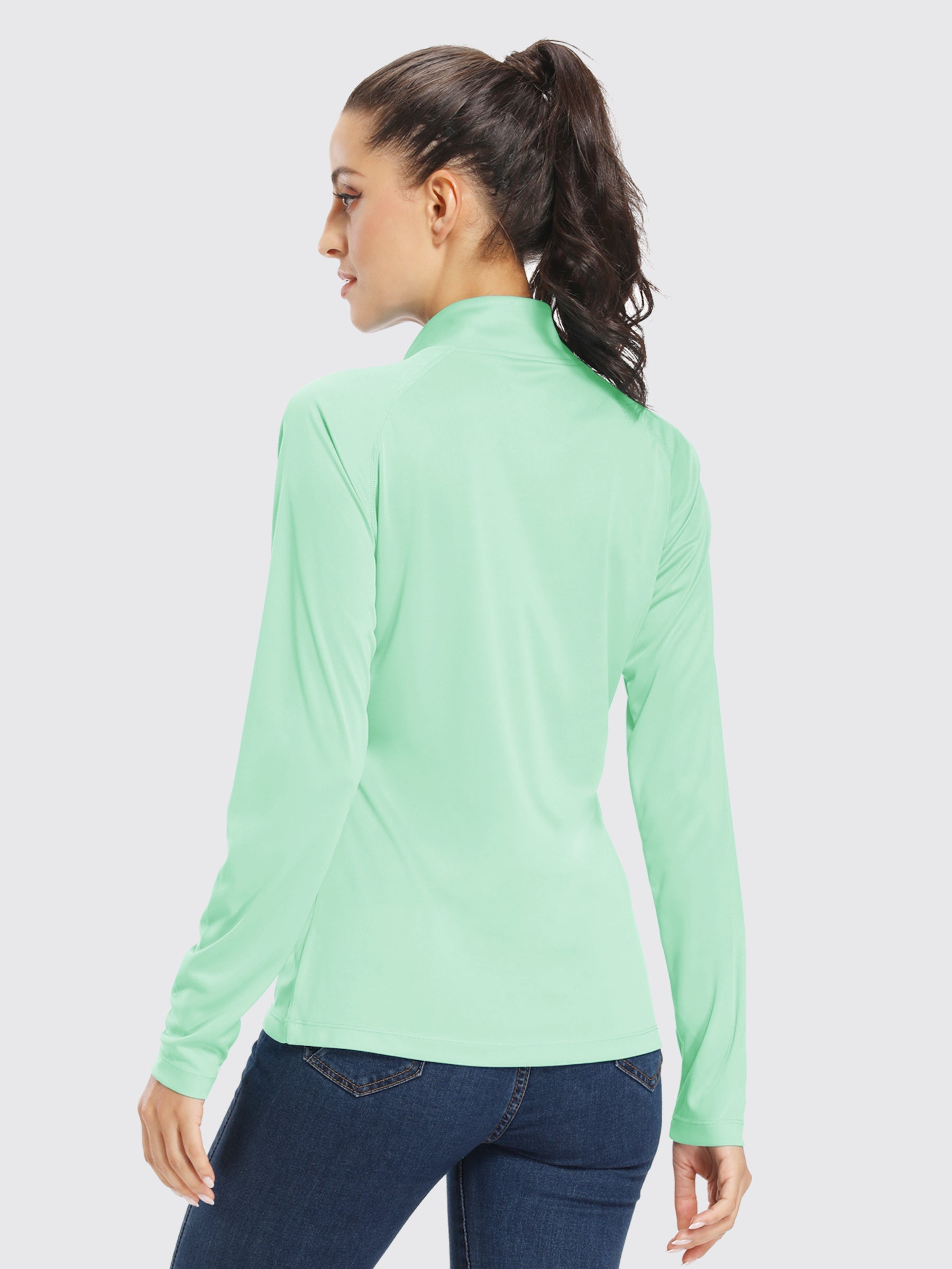 Women's UPF 50+ Sun Protection Shirt Half-Zip