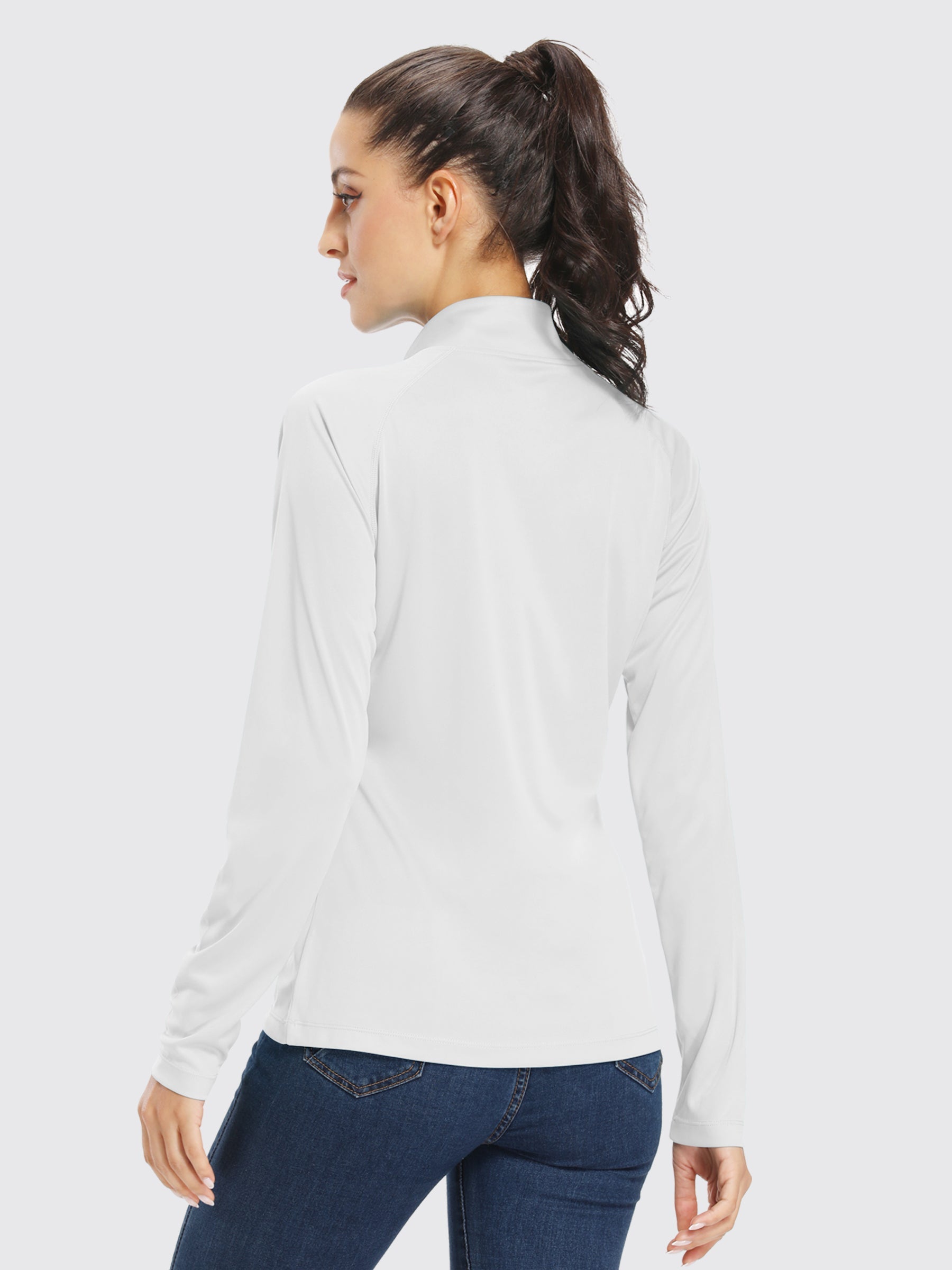 Women's UPF 50+ Sun Protection Shirt Half-Zip