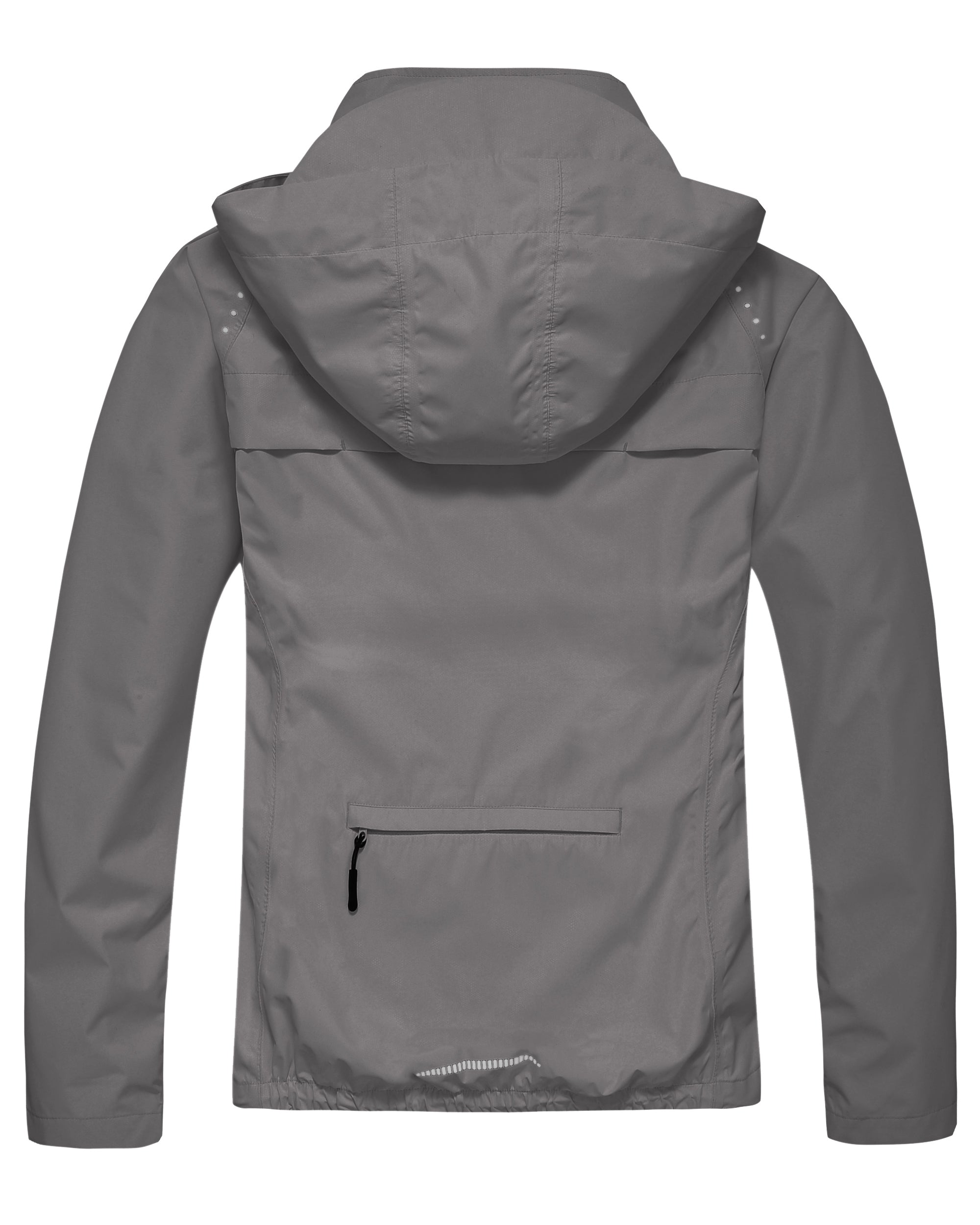 Willit Women's Waterproof Cycling Jackets_Gray_Laydown2