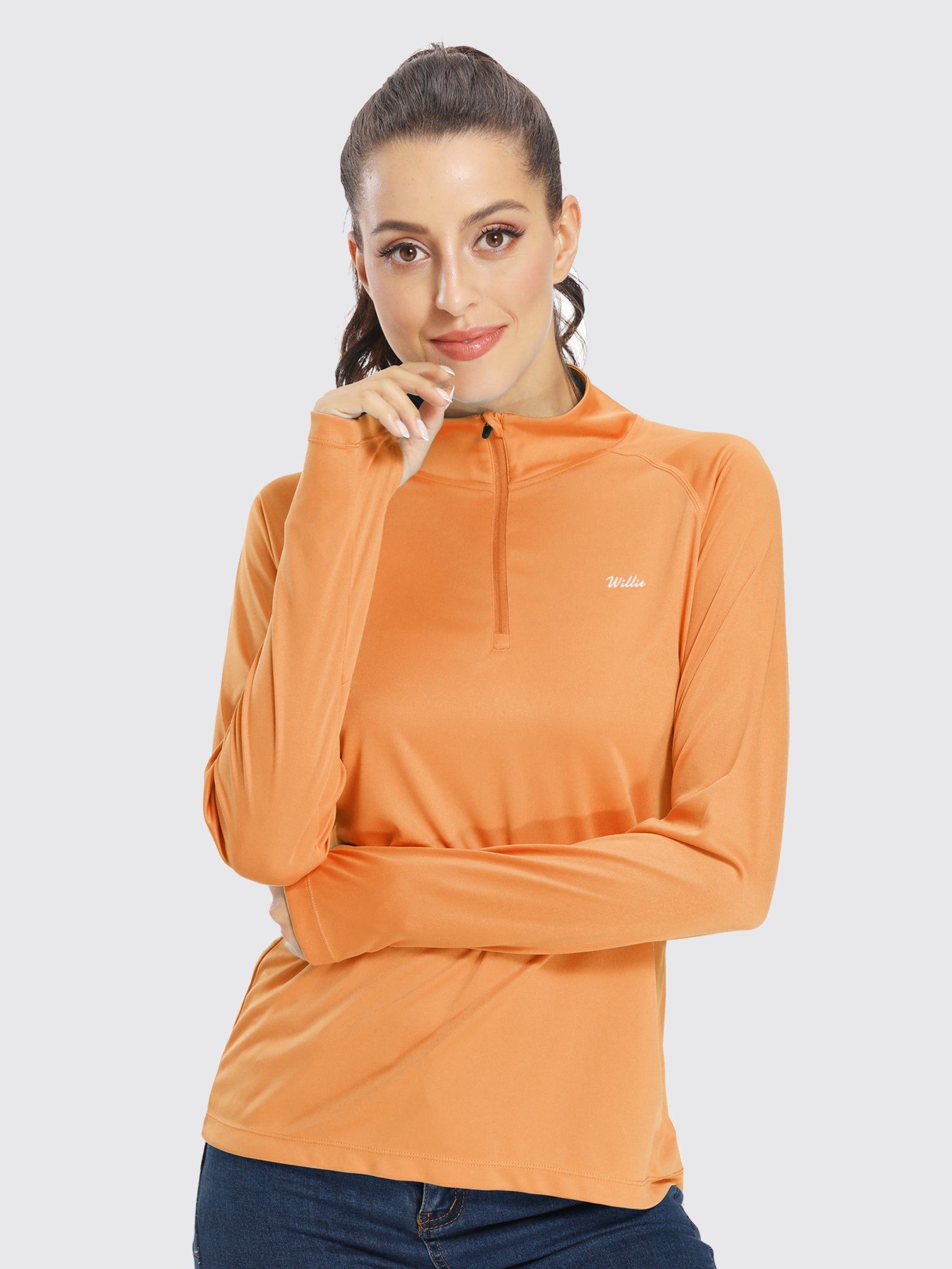 Women's UPF 50+ Sun Protection Shirt Half-Zip