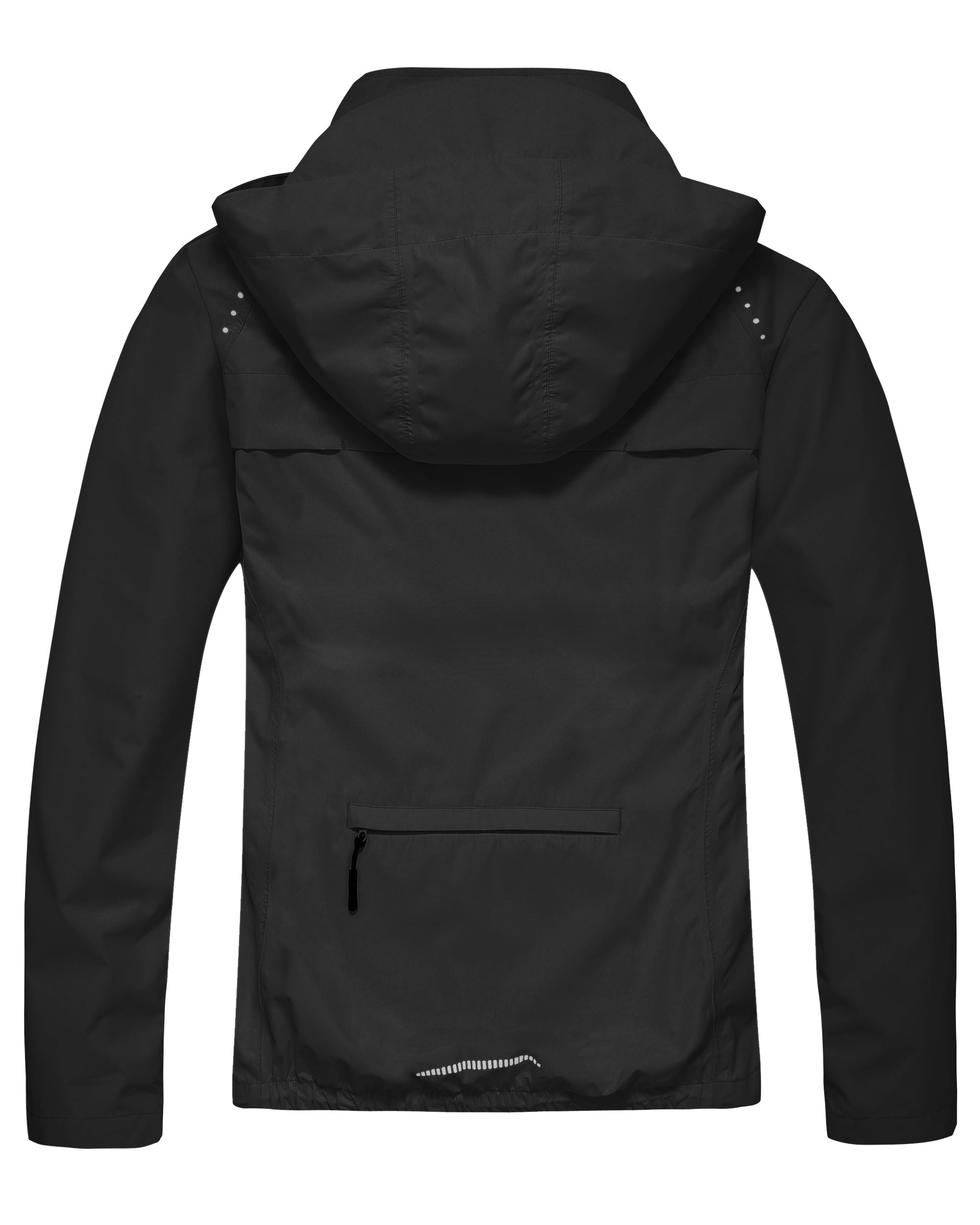 Willit Women's Waterproof Cycling Jackets_Black_Laydown3