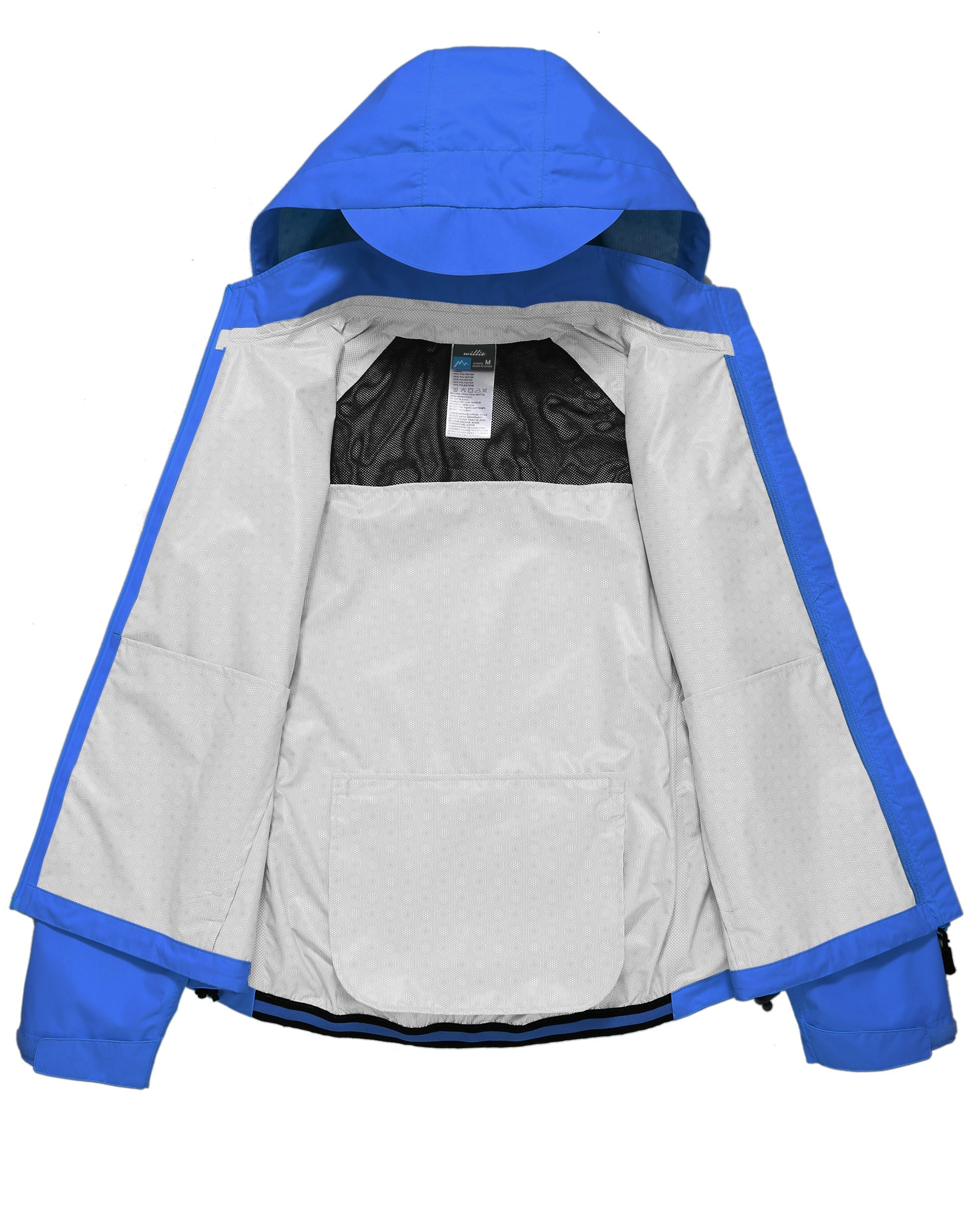 Willit Women's Waterproof Cycling Jackets_Blue_Laydown4