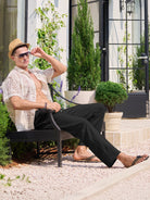 Willit Men's Casual Linen Drawstring Pants 30 In_black6