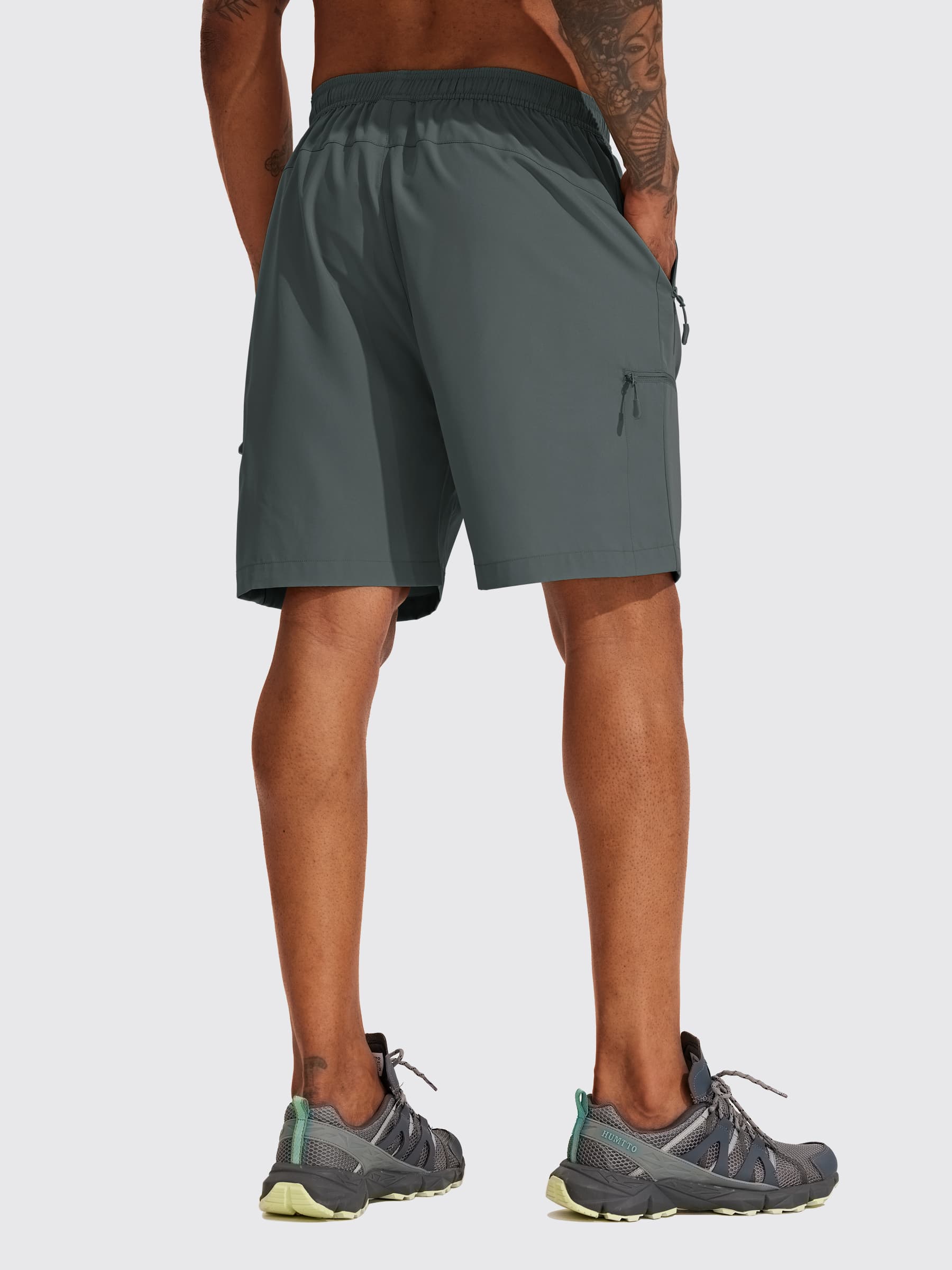 Men's Lightweight Cargo Shorts 7 Inch_DeepGray2