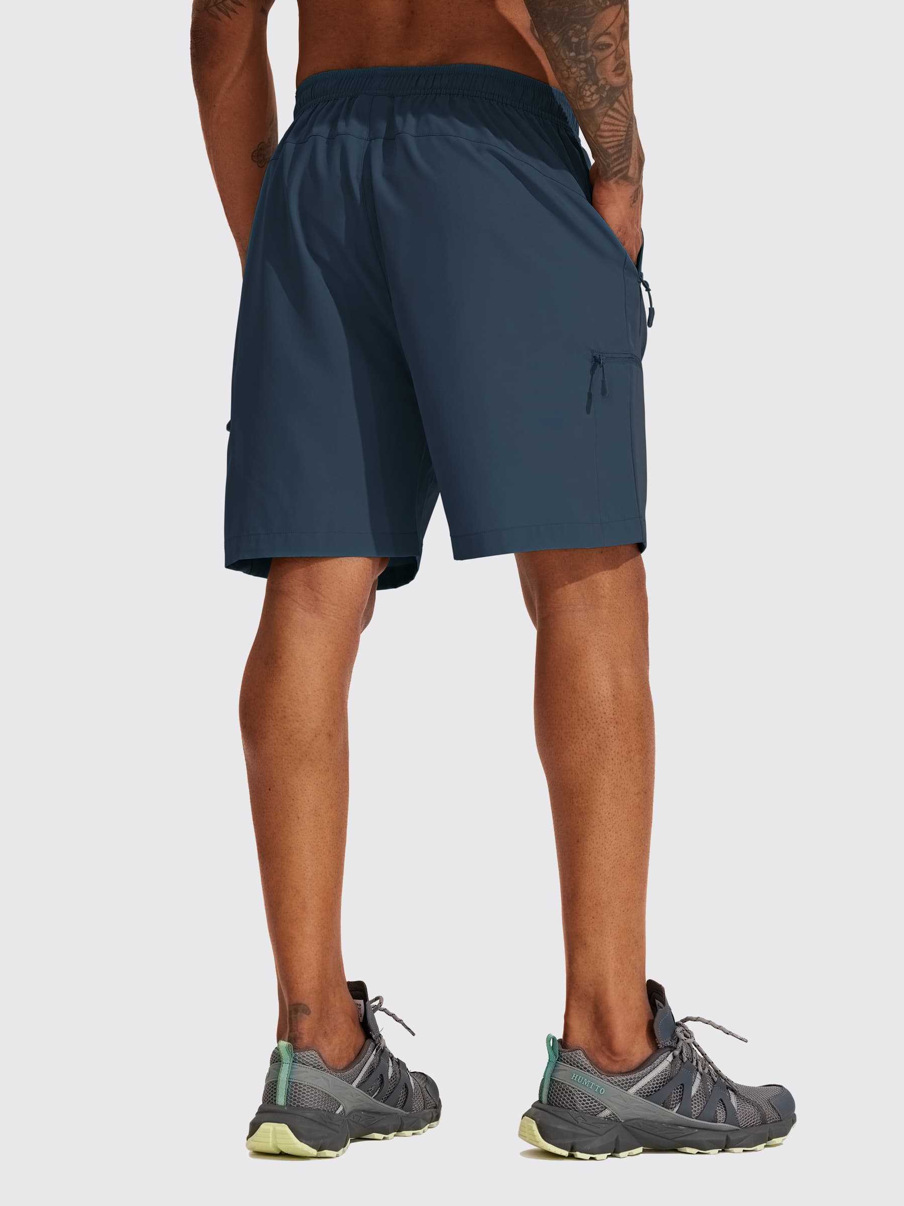 Men's Lightweight Cargo Shorts 7 Inch_Navy2