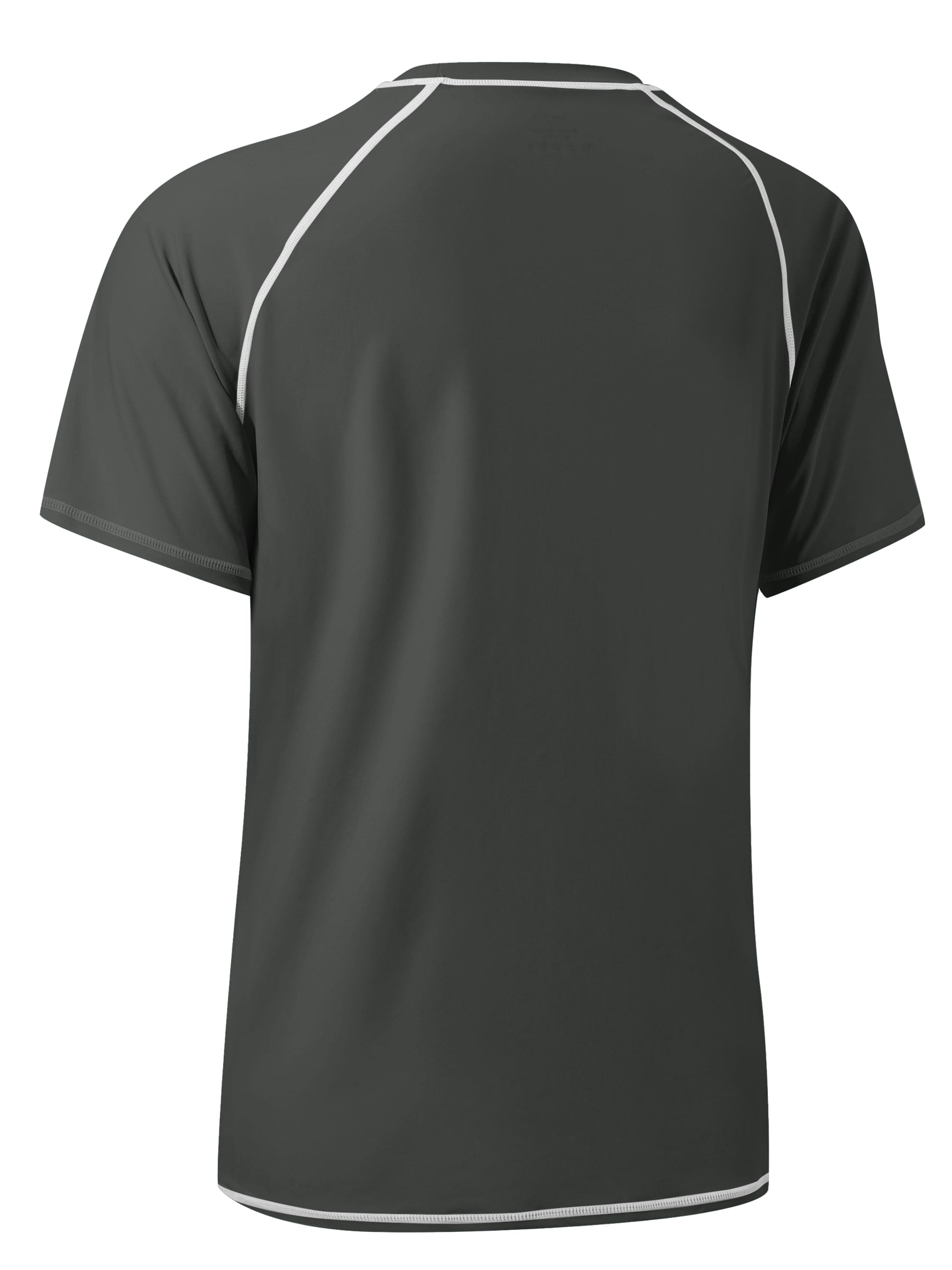 Men's Sun Protection Short Sleeve Shirt_DeepGray_detail2