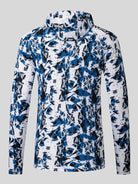 Willit Men's UPF 50+ Hooded Sun Shirt in Camo