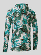 Willit Men's UPF 50+ Hooded Sun Shirt in Camo