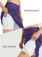Women 20 Inches Skorts Skirts Golf Knee Length Tennis Skirts