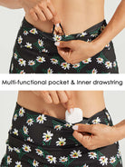 Women 20 Inches Skorts Skirts Golf Knee Length Tennis Skirts