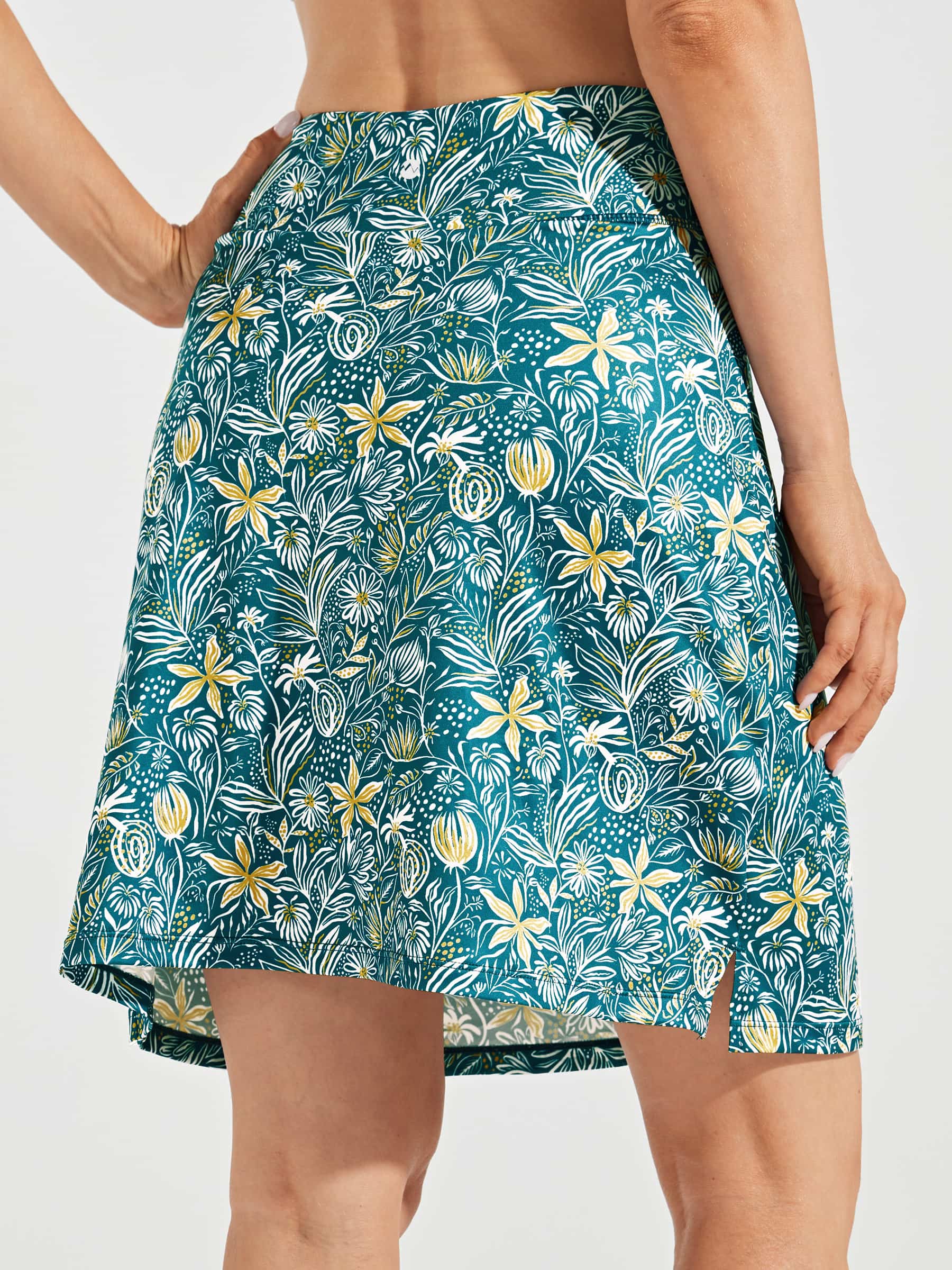 Women 20 Inches Skorts Skirts Golf Knee Length Tennis Skirts