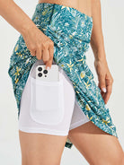 Women 20 Inches Skorts Skirts Golf Knee Length Tennis Skirts