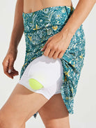 Women 20 Inches Skorts Skirts Golf Knee Length Tennis Skirts