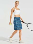 Women 20 Inches Skorts Skirts Golf Knee Length Tennis Skirts