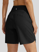 Willit Womens Active 5 Inch Shorts in black4