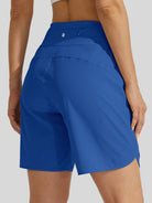 Willit Womens Active 5 Inch Shorts in brilliant blue4