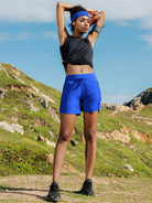 Willit Womens Active 5 Inch Shorts in brilliant blue2