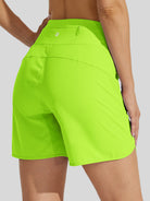 Willit Womens Active 5 Inch Shorts in green4