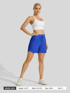 Willit Womens Active 5 Inch Shorts in brilliant blue6