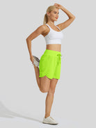 Willit Womens Active 5 Inch Shorts in green5