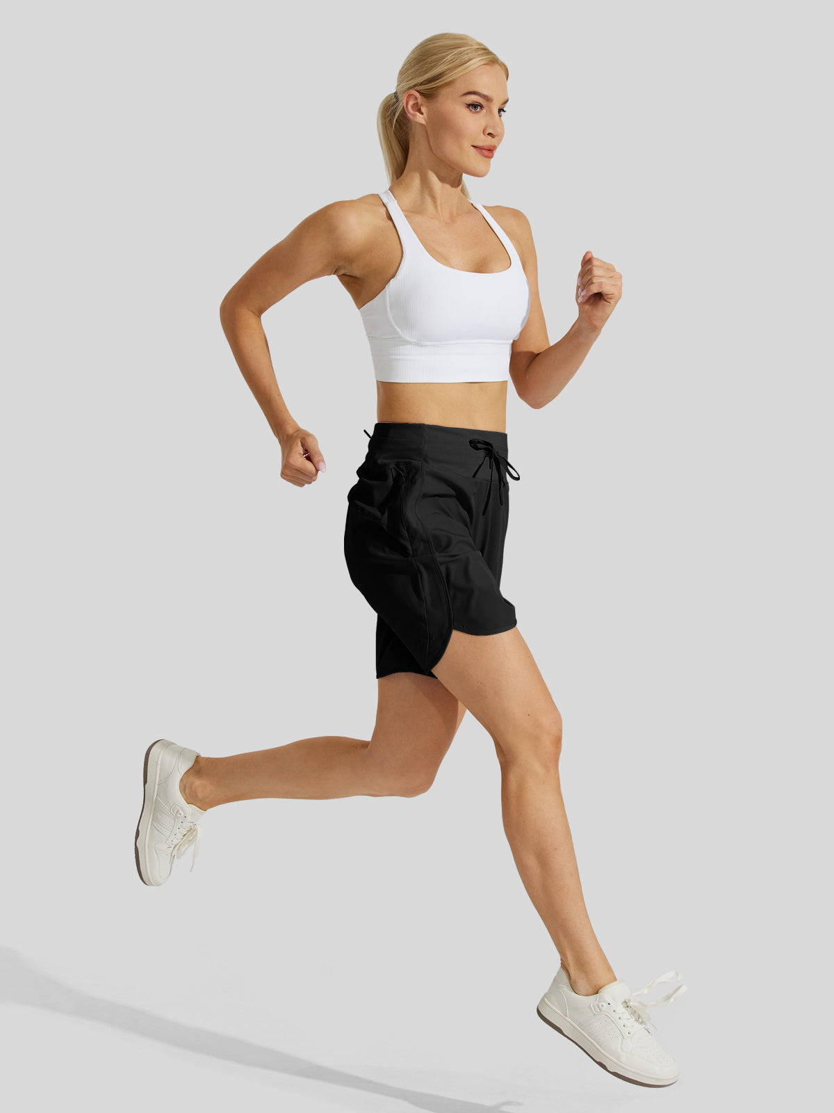 Willit Womens Active 7 Inch Shorts in black4