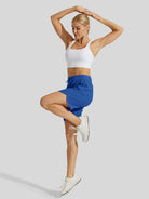 Willit Womens Active 7 Inch Shorts in brilliant blue5