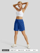 Willit Womens Active 7 Inch Shorts in brilliant blue6