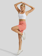 Willit Womens Active 7 Inch Shorts in coral5