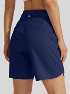 Willit Womens Active 7 Inch Shorts in navy4