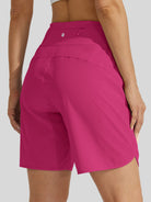 Willit Womens Active 7 Inch Shorts in rose red4