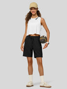 Willit Women's Active Trek Shorts 7 Inch in black5