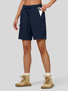 Willit Women's Active Trek Shorts 7 Inch in navy4