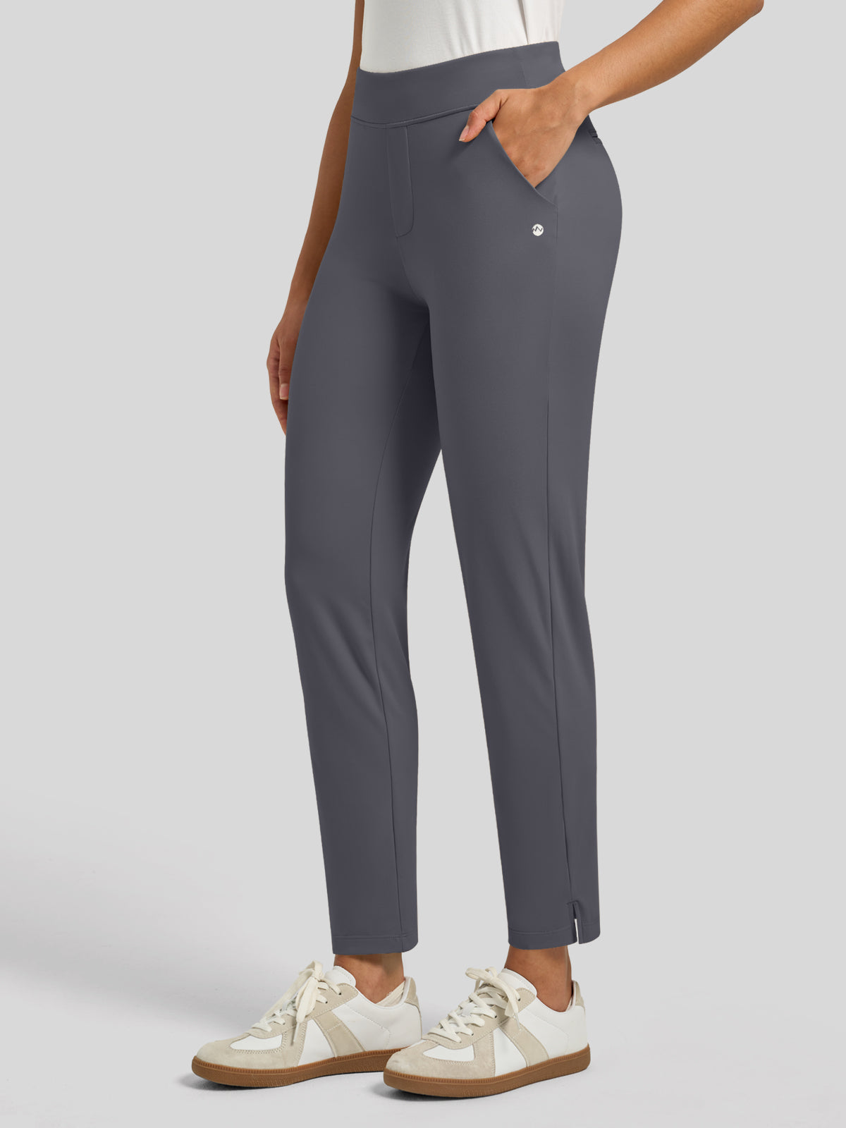 Willit Women's Ankle Stretch Golf Pants-27.5 Inch_deep gray