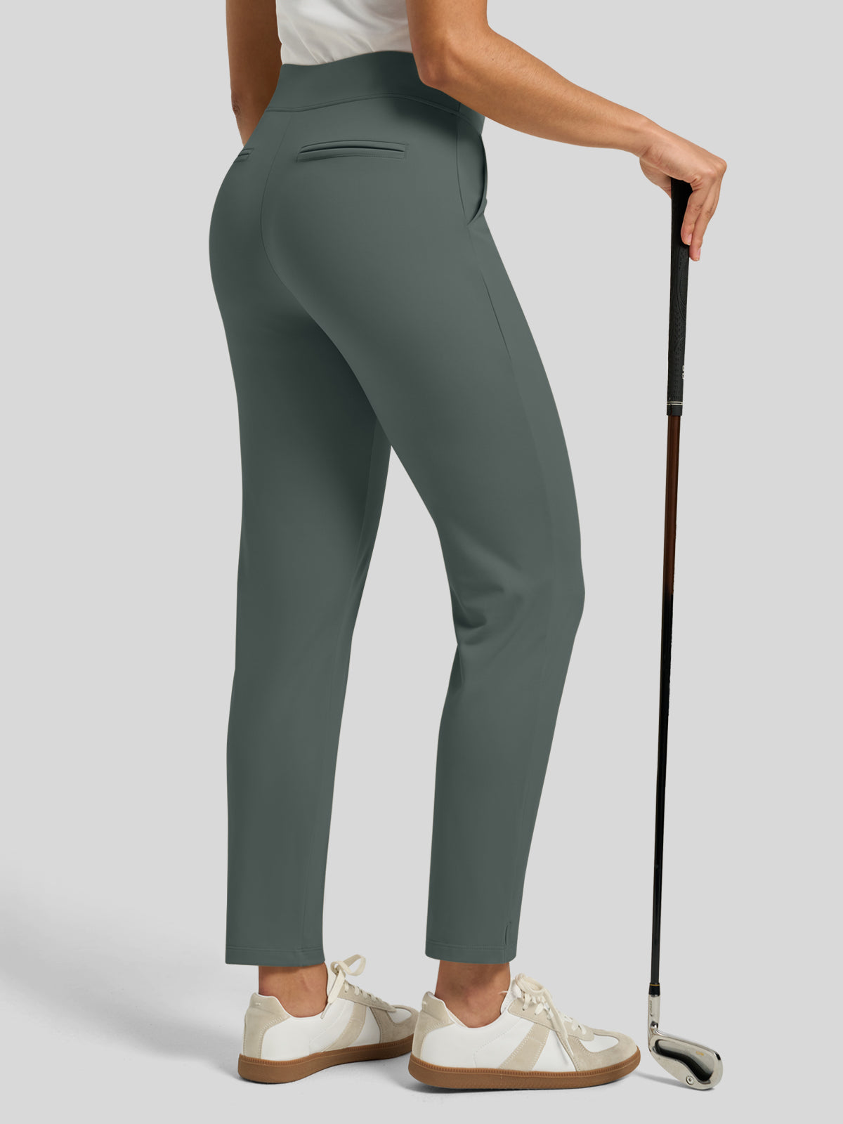 Willit Women's Ankle Stretch Golf Pants-27.5 Inch_fir green