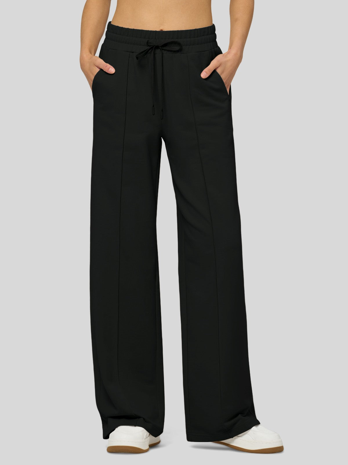 willit Women's Breeze Straight Leg Sweatpants in black_1