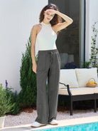 willit Women's Breeze Straight Leg Sweatpants in dark gray_6