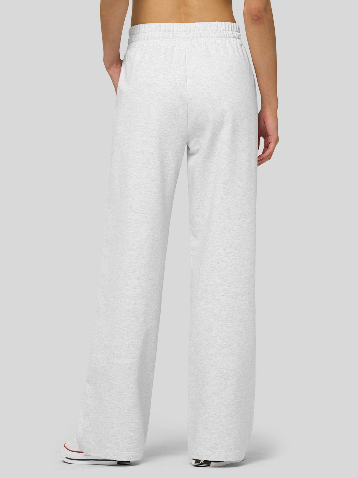 willit Women's Breeze Straight Leg Sweatpants in light gray_3