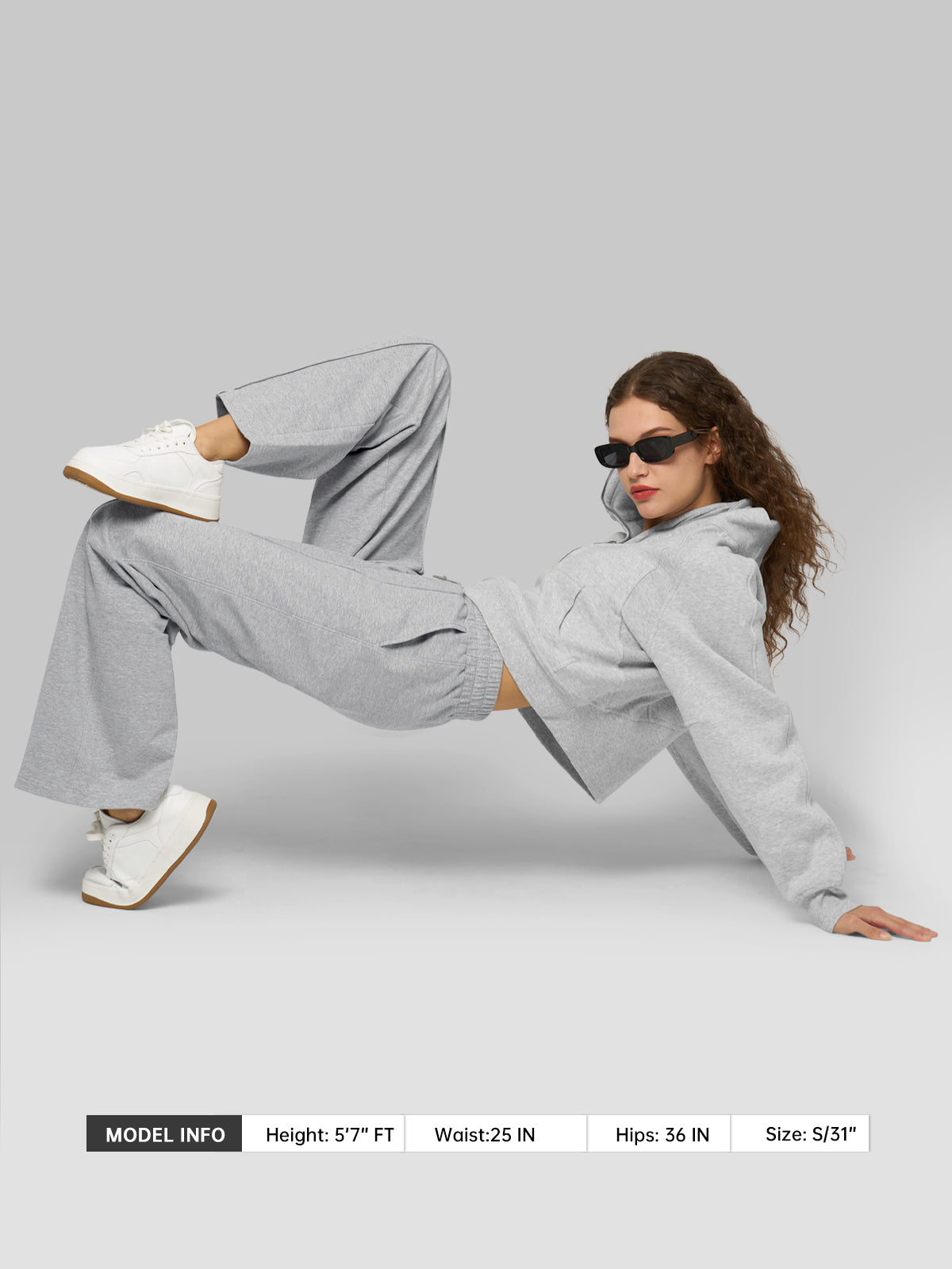 willit Women's Breeze Straight Leg Sweatpants in gray_7