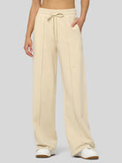 willit Women's Breeze Straight Leg Sweatpants in khaki_2