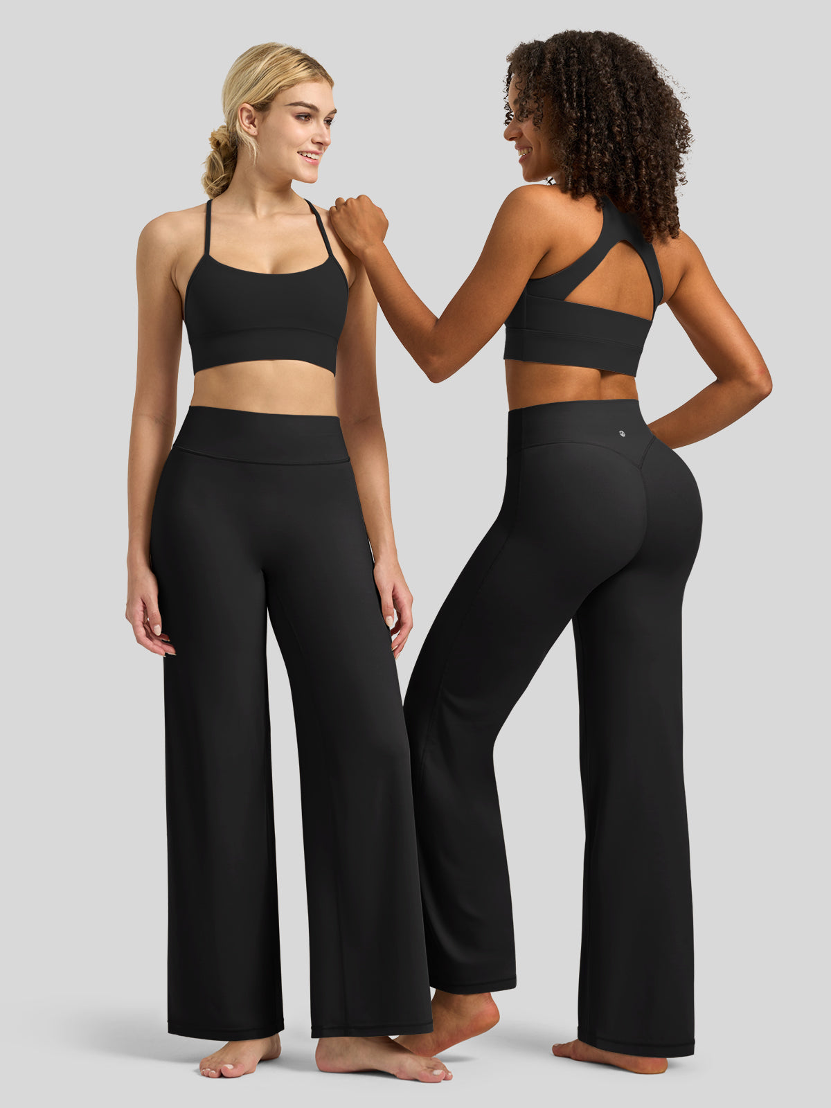 Willit Women's Butterflux Butt Lifting Leggings in black2